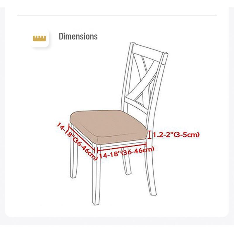 Silver Fox Velvet Stretch Chair Cover - Dustproof & Durable for Restaurants, Cafes, and Homes