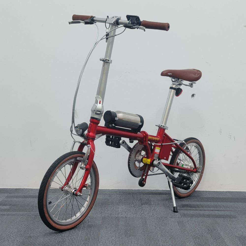 Foldable electric bicycle Onesport OT02, 250W motor, 36V 5.2Ah battery, top speed 25km/h, cruising range 25km, 16*1.35inch tires