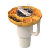 Silicone Snack Tray For 40 Oz Tumbler With Handle Cup Accessories Suitable For Parties Movies Shopping Driving