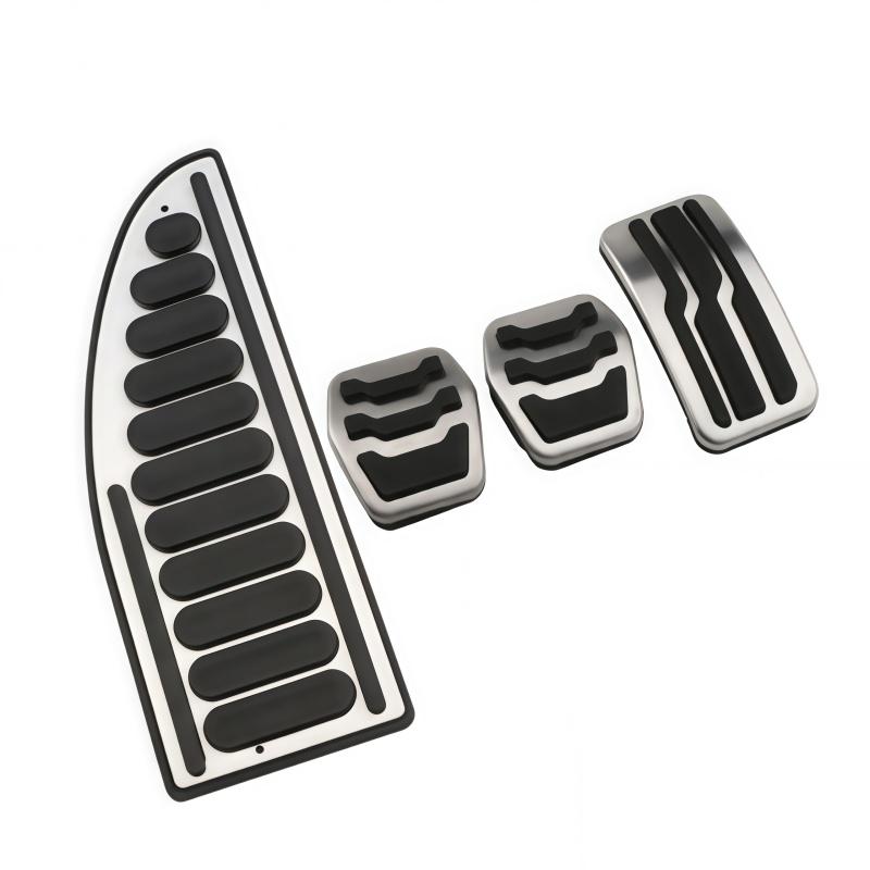 AT MT Stainless Steel Car Interior Gas Fuel Pedal Brake Pedals Cover for Ford Focus 2 3 4 MK2 MK3 MK4 2005 - 2017 Accessories