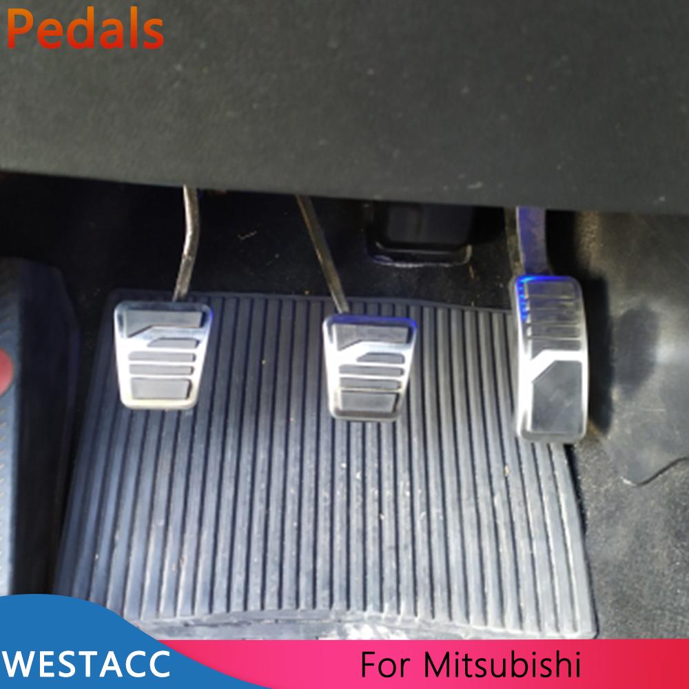 Car Pedals Accelerator Gas Brake Clutch Pedal Cover for Mitsubishi ASX Outlander Lancer EX Eclipse Cross Pajero AU