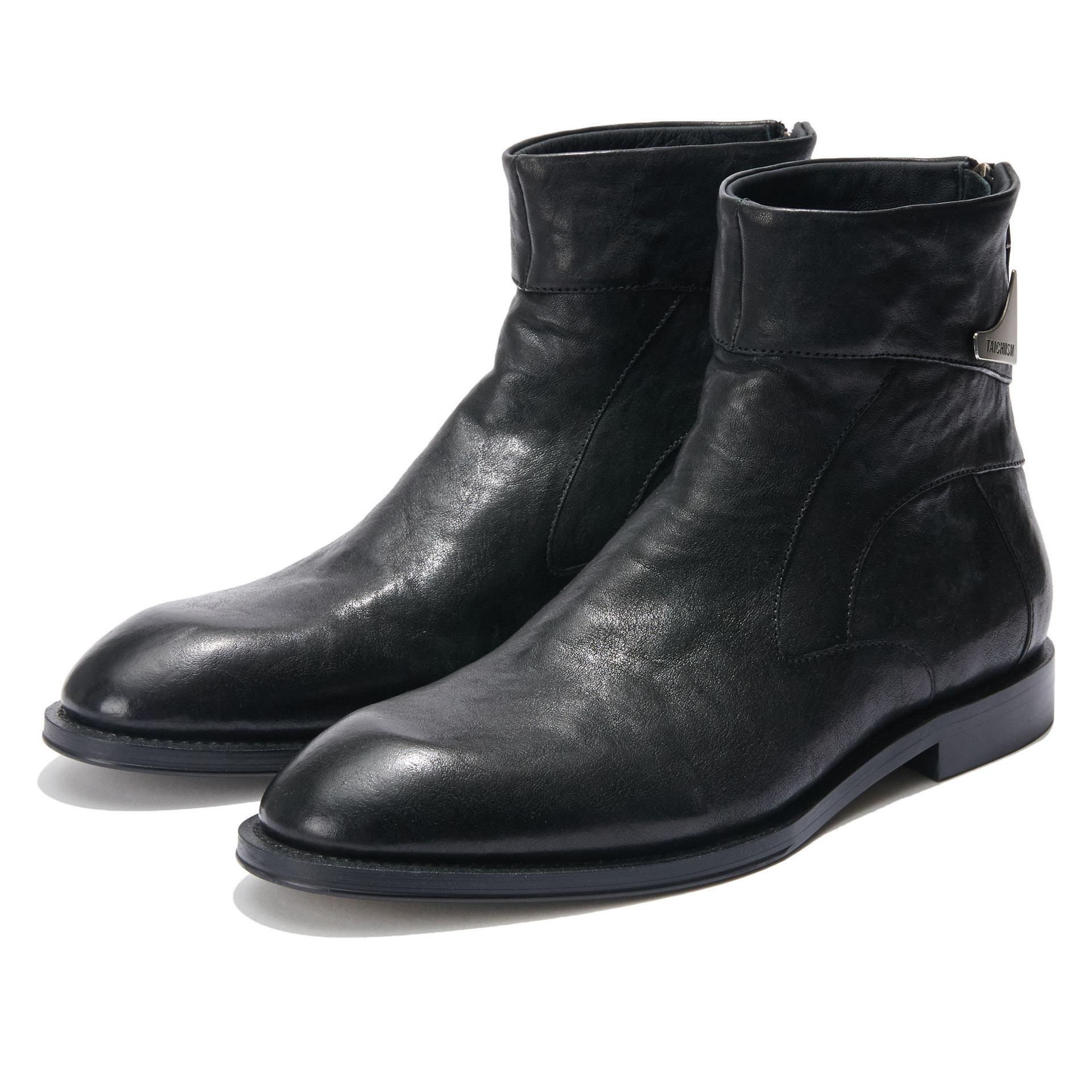 Chelsea Boots Men`S Rear Zipper Sleeve