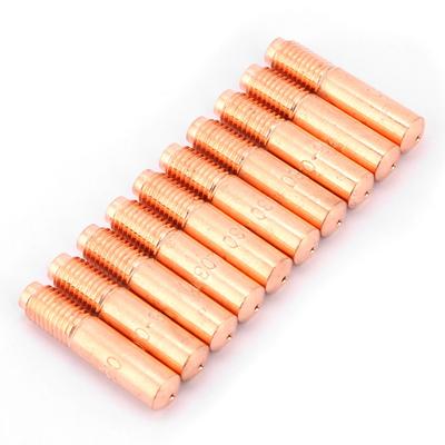10pcs 0.030 Inch Diameter MIG Welding Contact Tips Copper Contact Tips  For MIG Welding Torch