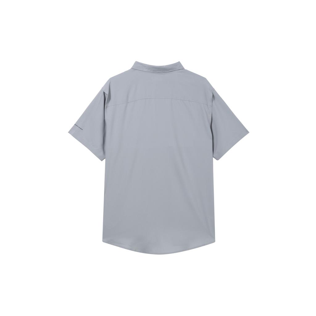 Columbia Utilizer II Mountain Outdoor Quick-Dry Moisture-Wicking Sun Protection Comfortable Casual Short Sleeve Shirt Men shirts Gray AM9136-039