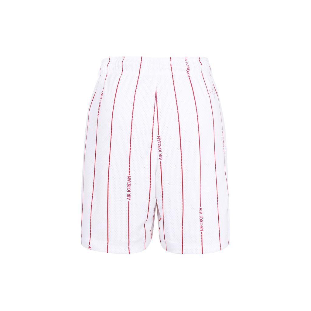 Jordan Essentials Breathable Striped Print Shorts Men Bottoms White DM1358-100