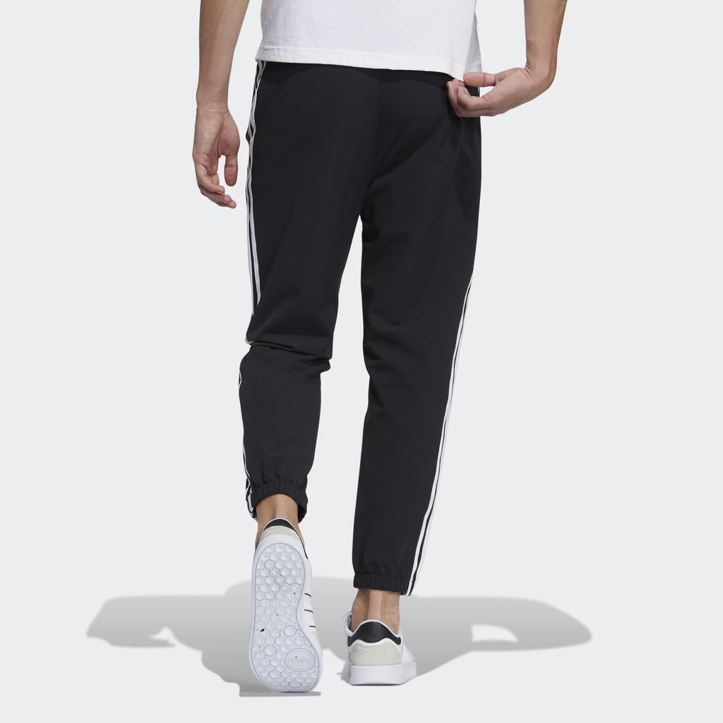 Adidas Neo Three Stripes Track Pants Men Bottoms Black H14193