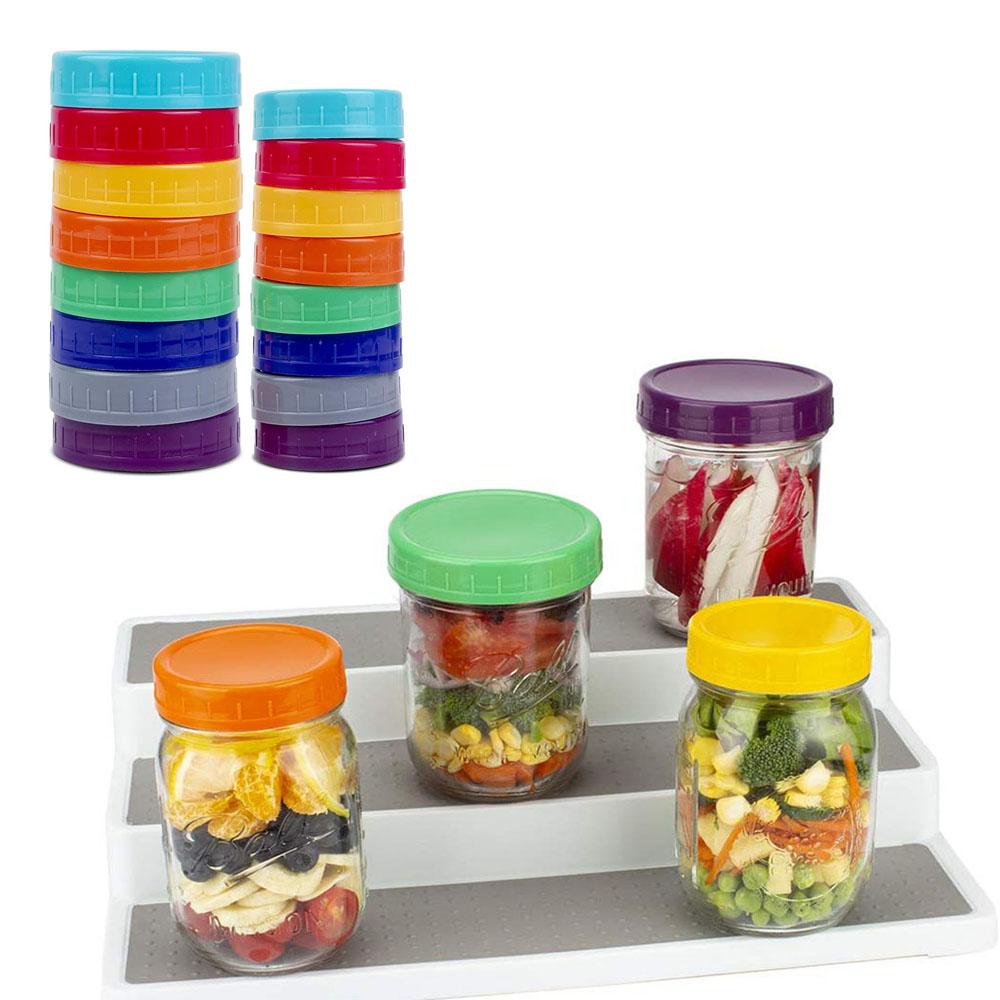 16 Pcs Leak Proof Sealing for Ball Kerr Mason Jars Mason Jar Lids Caps Home Storage Canning Lid