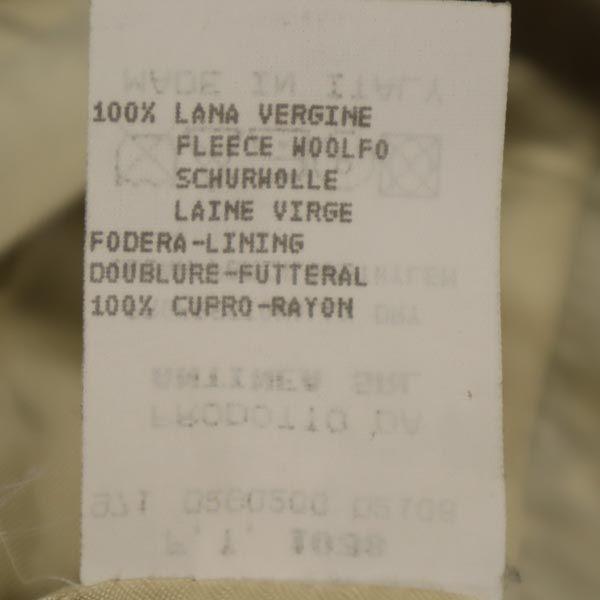 Emporio Armani Made In Italy Wool Tailored Jacket 38 Beige X Black Blazer Women Used