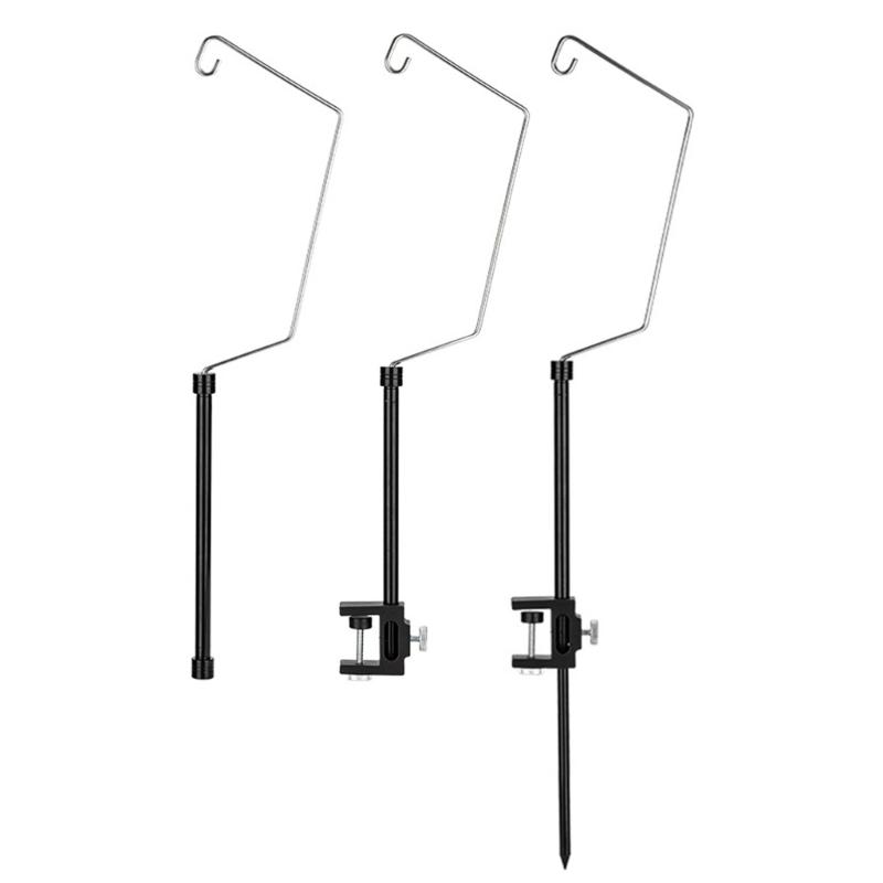 Support de lampe pliable portable Set de support de lampe de bureau multifonctionnel Lampe de camping pour le camping en plein air