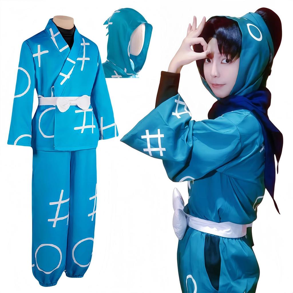 Nintama Rantaro Cosplay Shinbei Failed Ninja Rantaro Cosplay Igeta Pattern Ninjutsu Academy Nintama Rantaro Ninja Ninja Teacher Character Uniform Type