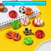 Creative Cartoon Sports Erasers: Football & Basketball Styles for Kids' Stationery