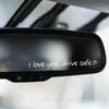 3x "I Love You, Drive Safe" Rear View Mirror Sticker, Rearview Mirror Decal with Heart Car Window Decals Self Affirmations Car Mirror Stickers for
