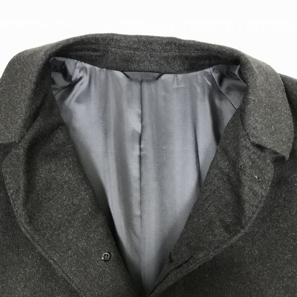 HIGH QUALITY PRODUCT 100% Cashmere Balmacaan Coat Outerwear/Men’s A4/M/Black/(USED)