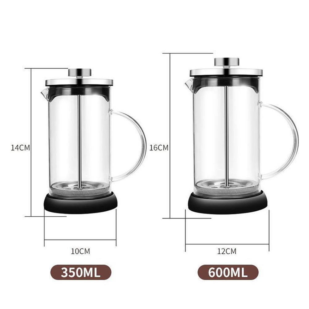 Coffee Maker For Kitchen Heat-Resistant Anti-Rust Tea Maker For Milk Frothing