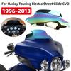 8 Inch Motorcycle Windscreen Windshield Iridium Wind Deflector Covers For Harley Touring Electra Street Glide CVO 1996-2013