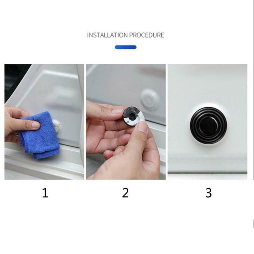 Car Shock Stickers 5Pcs Buffer Silicone Soundproof