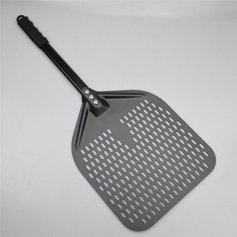 CYCLI-Metal Pizza Peel Perforated Design 12 Inch Non Slip For Oven Professional Tool For Restaurant Home Kitchen Accessories