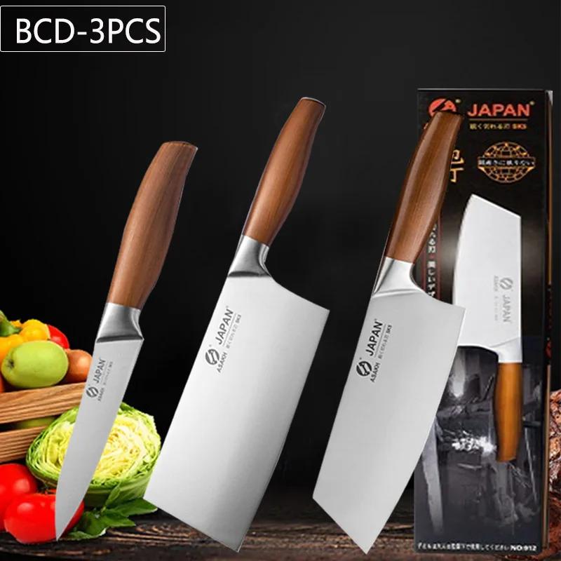 WXCOO Professional Japanese Kitchen Knife Stainless Steel Fish Fillet Knife Meat Cleaver Fruit Peeler Utility Knife Cooking Tool