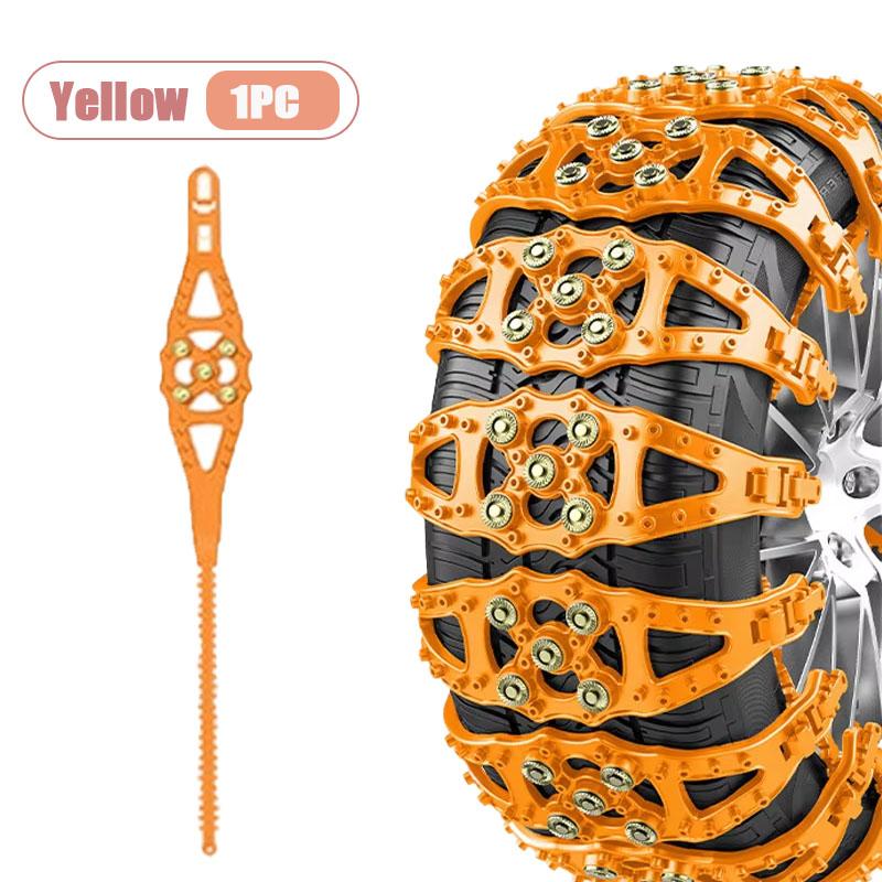 1/5/10PCS Heavy Duty Snow Chains Universal Fit for Car Truck SUV Ice Snow Traction Fishbone Design Durable Anti Slip Chains