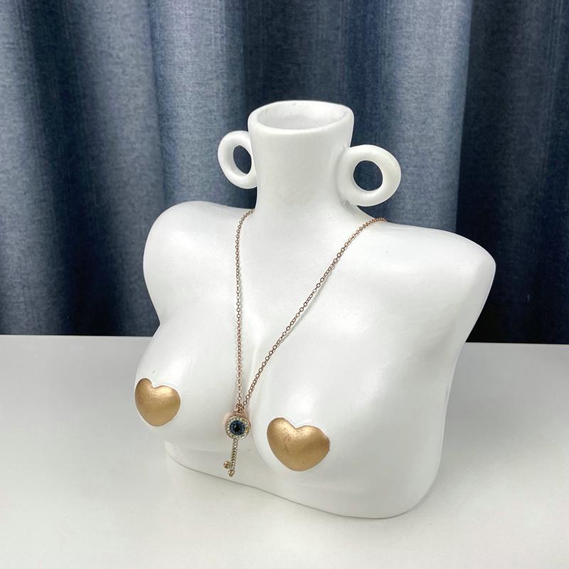 Art Body Vase Ceramic Hydroponic Vase Flower Arrangement Home Decor Desktop Ornaments Garden Decoration