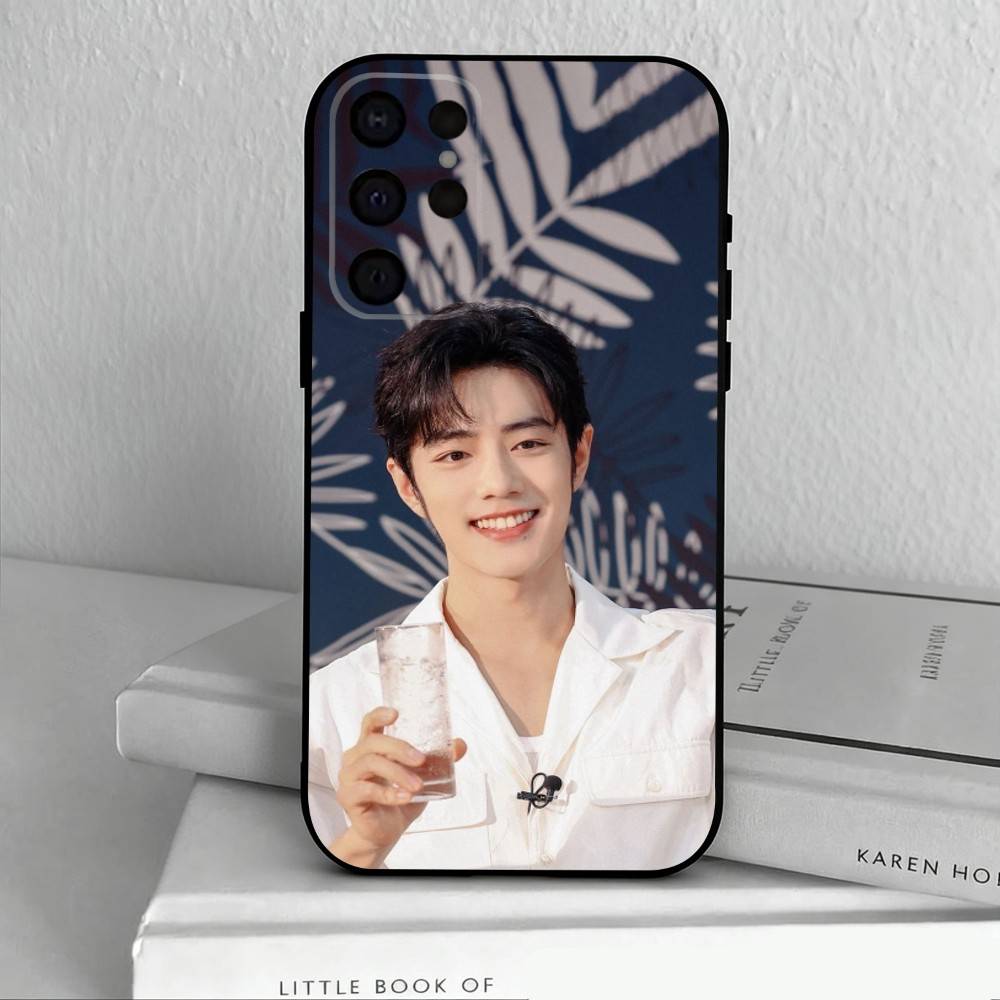 Chinese actors Xiao Zhan Phone Case For Samsung S25,S24,S21,S22,S23,S30,Ultra,S20,Plus,Others Soft Black Cover