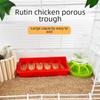 Automatic Chicken & Quail Feeder: Small Trough Drinker for Rutin Feeding