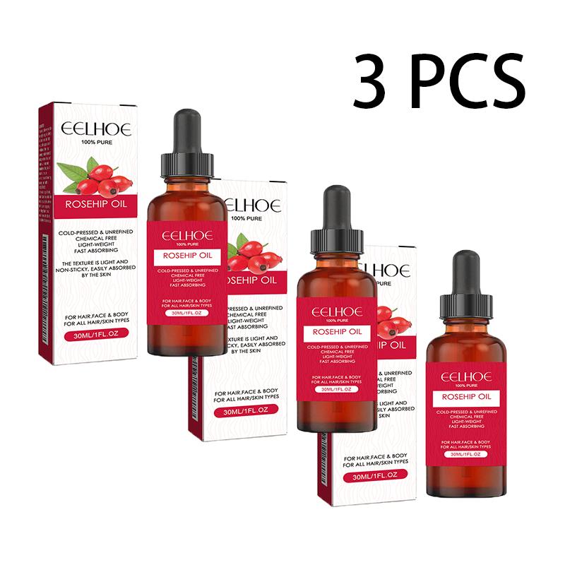 

Органічна олія шипшини, Інтенсивне живлення, Покращує вигляд шрамів, розтяжок, дрібних ліній та зморшок