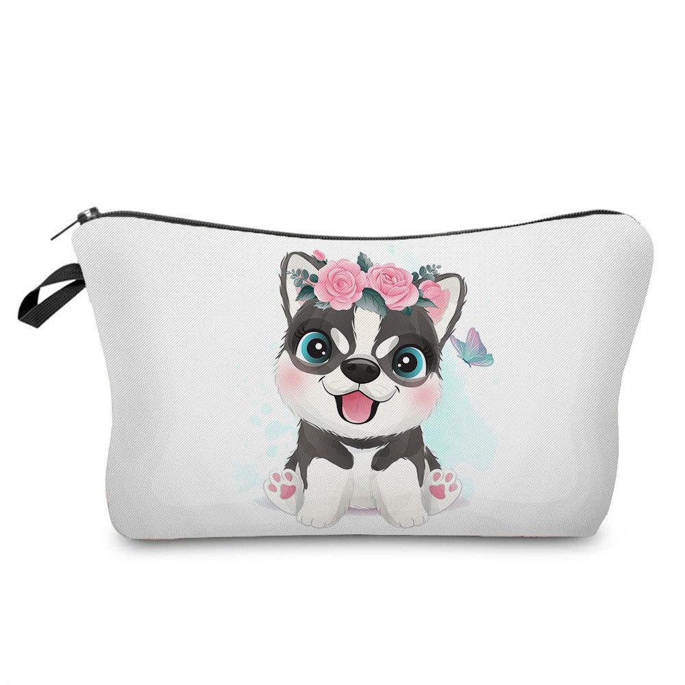 Women Animal Print Cosmetic Bag Toiletries Organize Travel Storage Case 6763