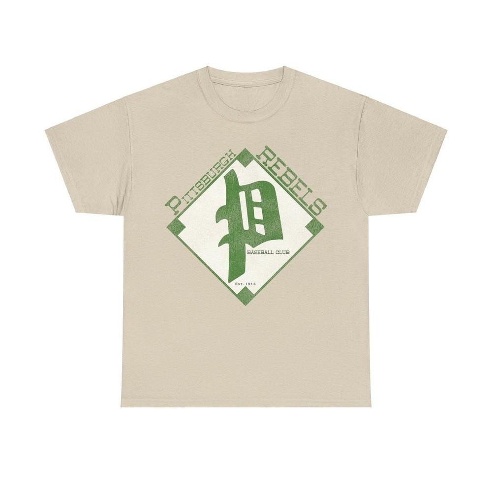 

PIttsburgh Rebels Est 1913 Nostalgic Retro Baseball Team T-shirt 3XL