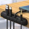 2 Pcs Home Office 3/5/7 Holes Cable Holder Silicone Line Organizer Clips USB Winder Manager Splitter
