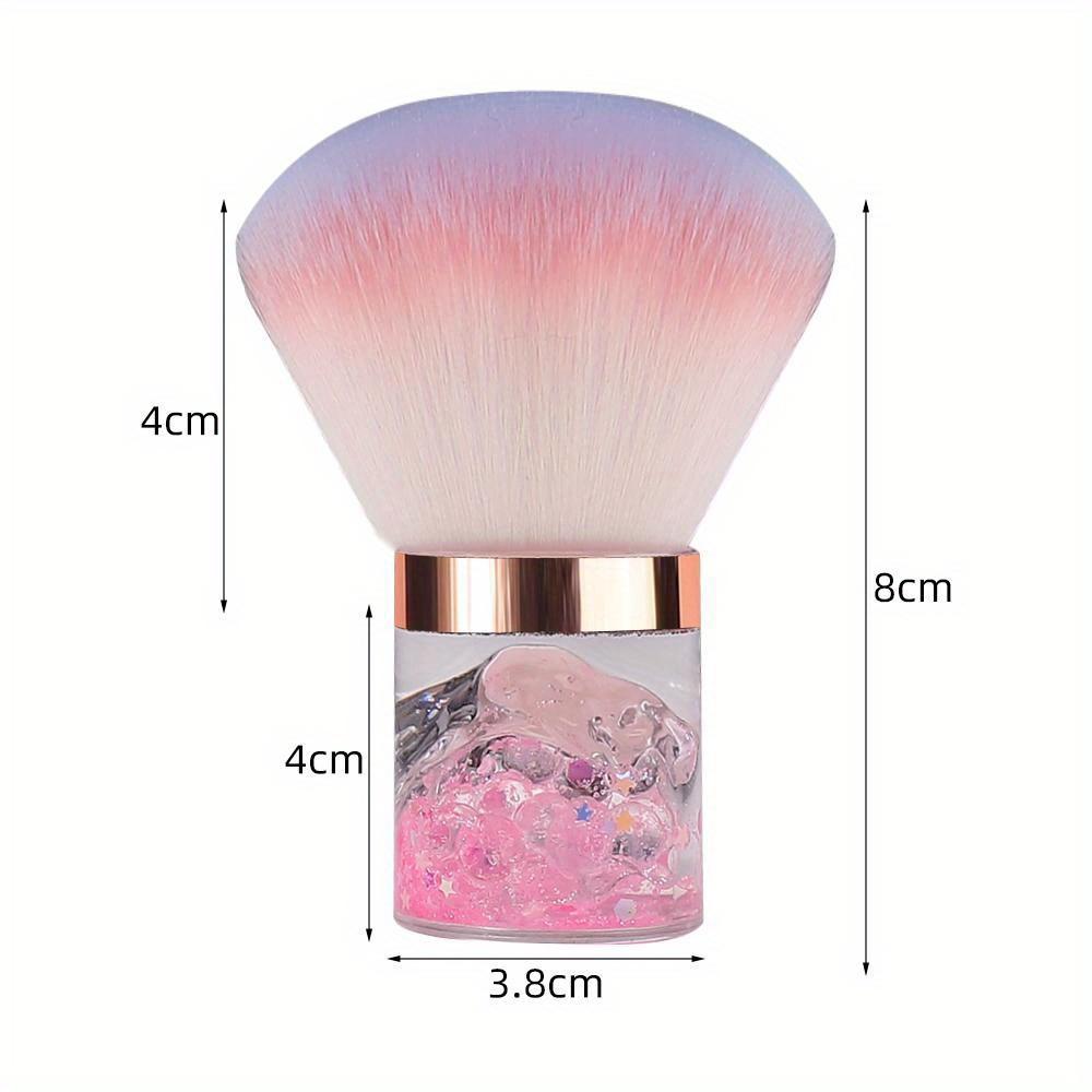 Nail Art Mushroom Rose Head Brush Remove Nail Dust Brush Polish Powder Cleaning Tool Beauty Makeup Brushes Manicure Tool