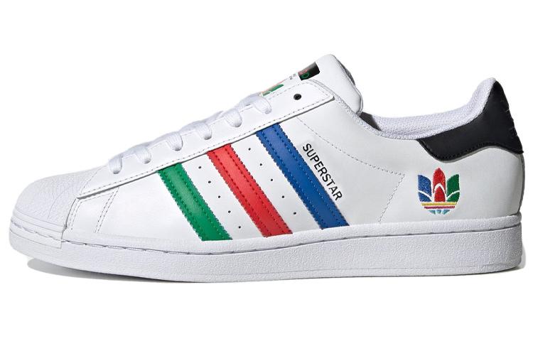 Superstar Adidas Originals  Colorful Trefoil - Cloud White  FU9521 44