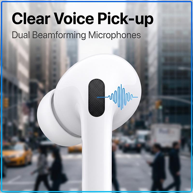 1:1 Pro 2nd TWS True Wireless Bluetooth Earbuds 30 Hours Playtime With Charging Case In-ear Headphones Long Battery Life Earphones
