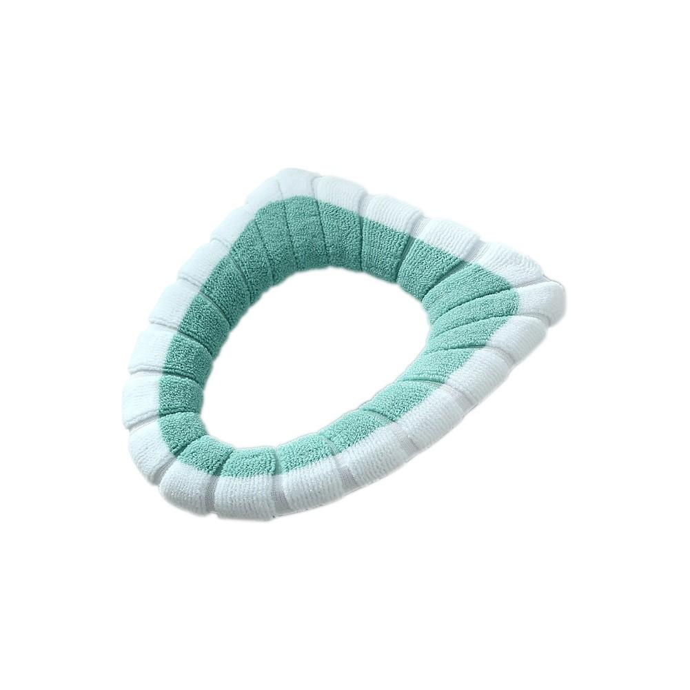 Toilet Seat Cover Bathroom Seat Pad Thicker Padding Stretchable Fabric