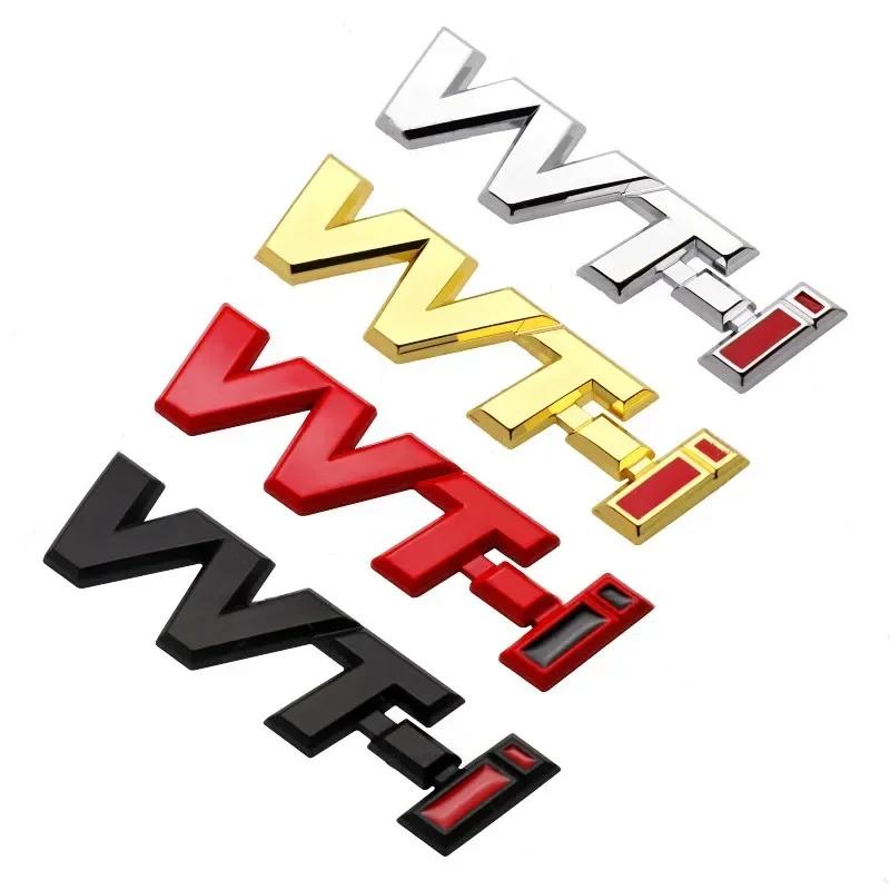 3D Metal VVTi Logo Letter Car Fender Emblem Rear Trunk Badge For Toyota Camry Corolla Yaris RAV4 Auris VVT I Sticker Accessories