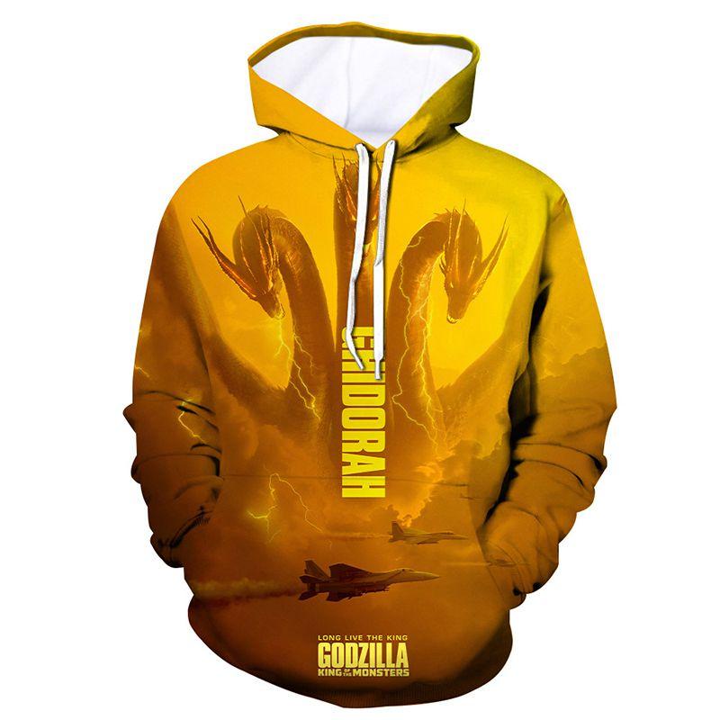 Luxurious New Godzilla King Of The Monsters 3d Print Hoodie For Men And Women