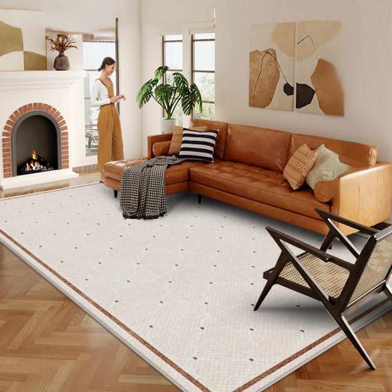 Modern Style Living Room Decoration Waterproof Carpet Large Area Rugs for Bedroom Washable Cloakroom Soft Floor Mat Non-slip Rug