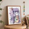 Disney Oil Paint Art Painting Kit Fairy Dots Home Wall DecorCrown RosesButterflies