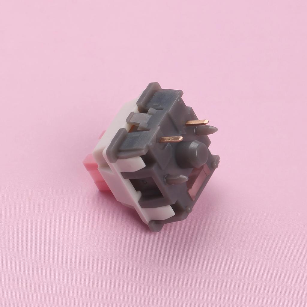 JKDK XCJZ Pink Gray Butterfly Silent Switch Upgrade 5 Pin Linear Hot Swap 42g Mechanical Keyboard Gaming Switch F75 AJAZZ AK820