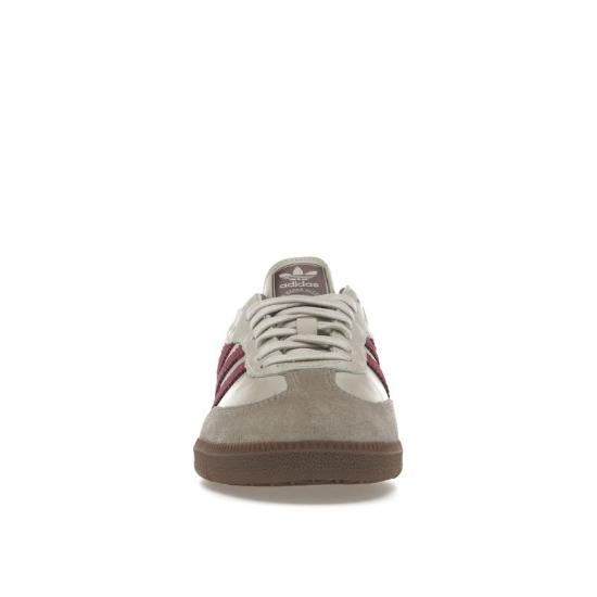 Adidas Samba OG Putty Grey Maroon Unisex Sneakers ID1482