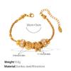Premium Texture Beaded Bracelet Multi-Element Niche Design Snowflake Octagram Diamond Jewelry