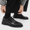Fashion Lace-Up Men's Oxford Wedding Shoes New Arrival Male Coiffeur Flats Leather Male Outdoor Shoes Classic Formal Office Footwear