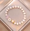 Japanese & Korean Style Shell Flower Freshwater Pearl Bracelet