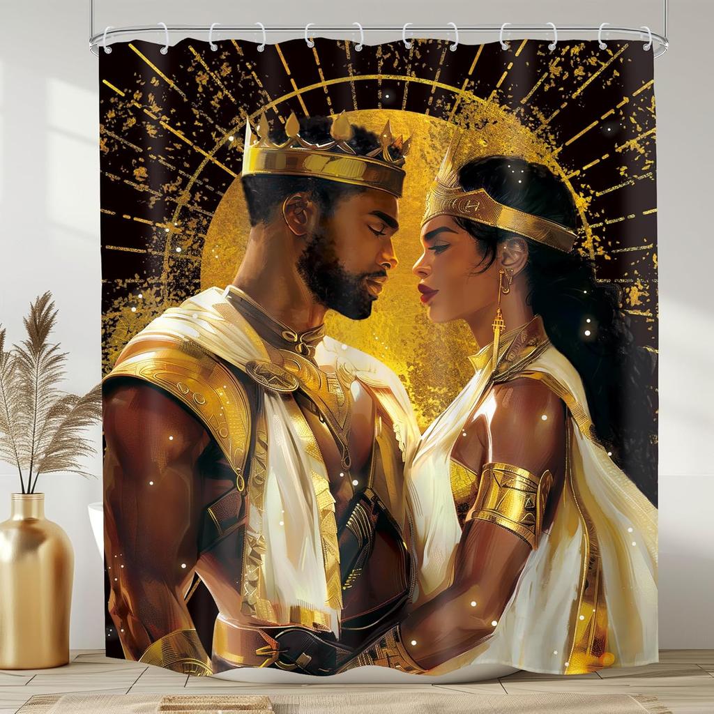 Funny Skull Skeleton Shower Curtain Halloween Pink Girl Gothic Spooky Black Flower Rose Floral Red Wine Unique Scary Women