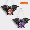 New Halloween New Product Glowing Bat Lamp Colorful Gradient Pendant Decoration Ghost Festival Prop Doll Bat Pendant