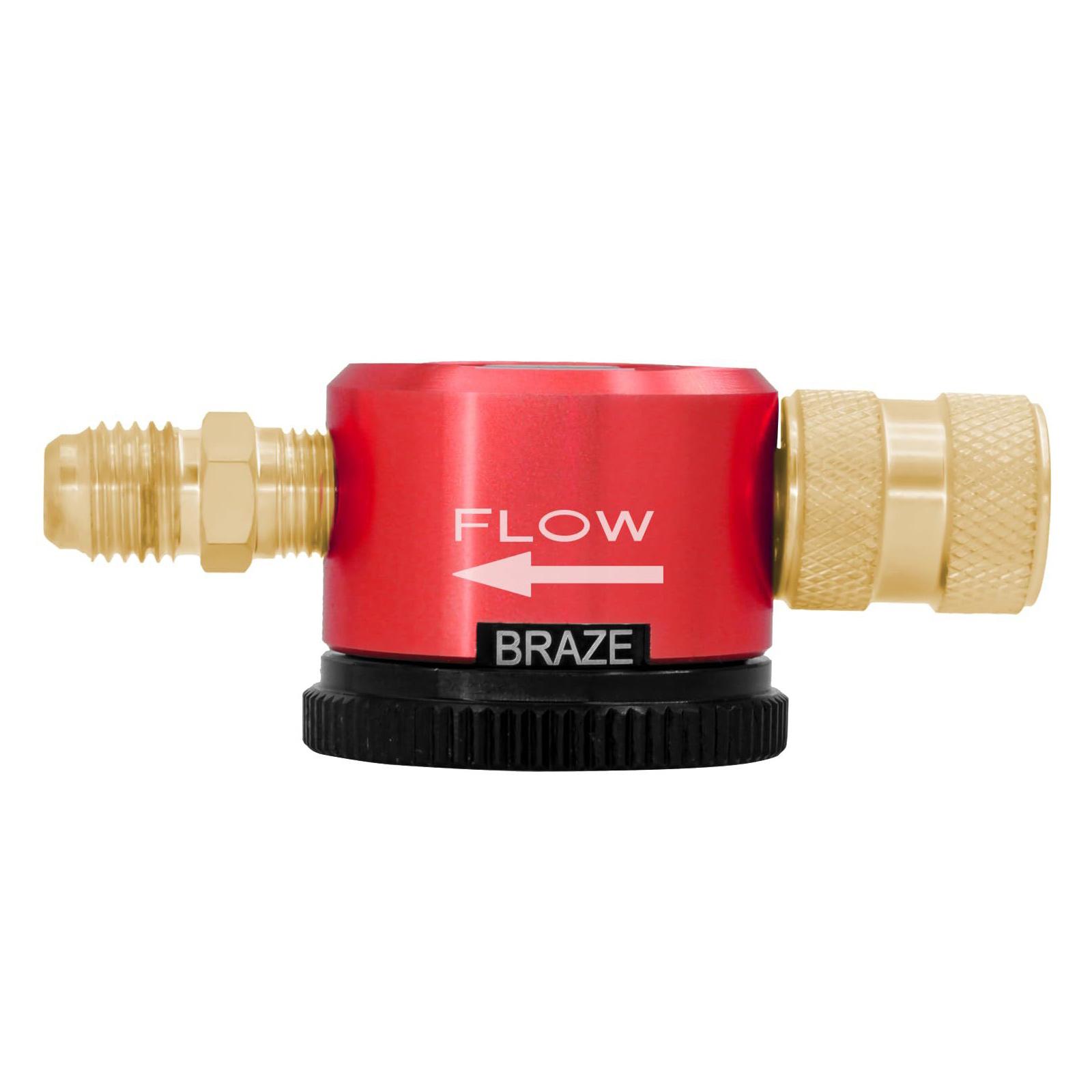 

Регулятор расхода азота для систем ОВКВ, латунная конструкция, профессиональный инструмент с эргономичным дизайном для задач продувки и пайки