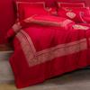 60 Thread Count Cotton Wedding Embroidery Four Piece Set; Shangyang Palace