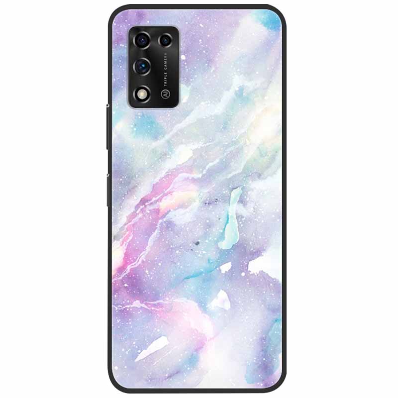 For ZTE Libero 5G II Case Marble Soft Silicone Protective Back Covers for ZTE Libero 5G III A202ZT 2022 5GIII Flower Coque TPU