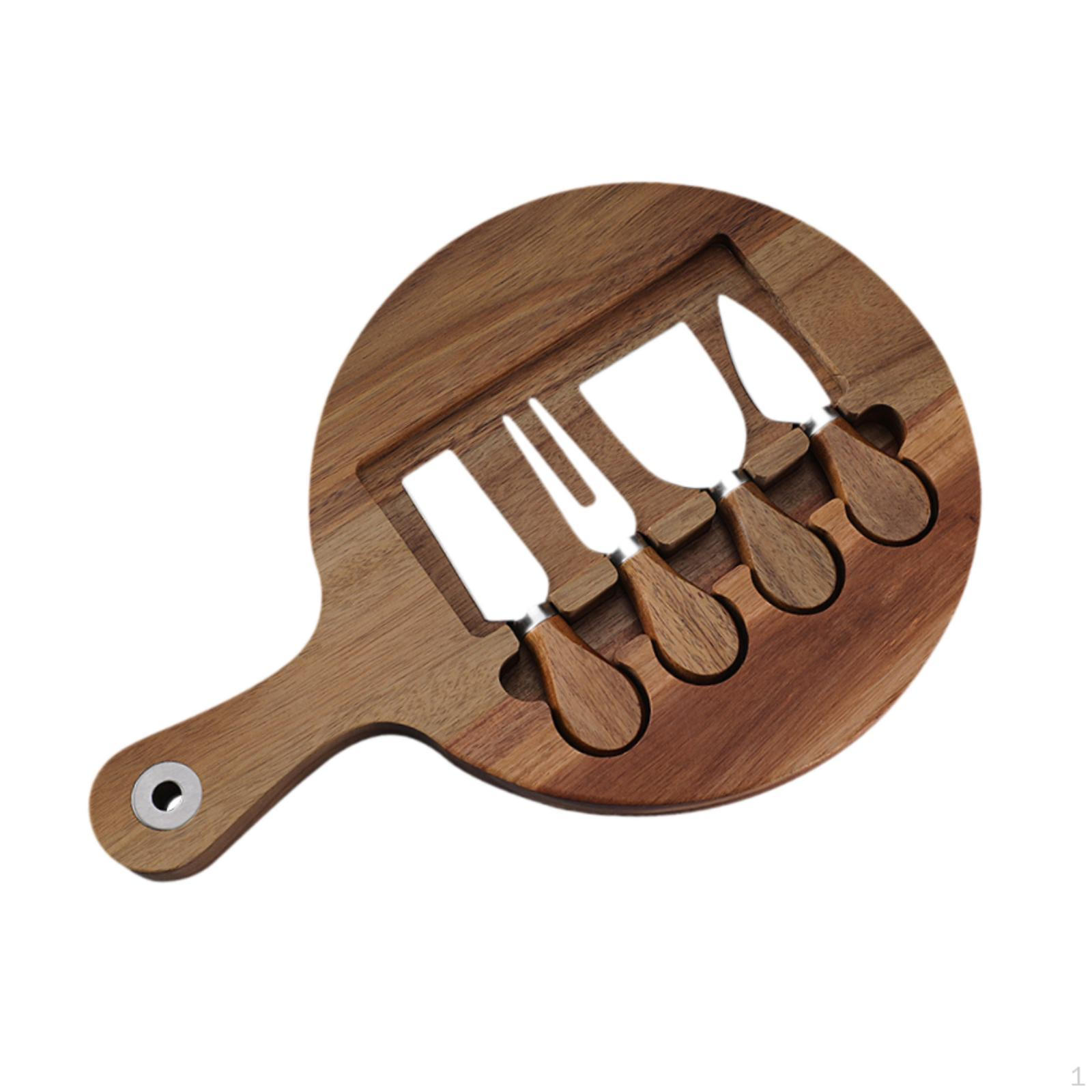 

Деревянная доска для сыра и набор ножей для свадебной вечеринки, новоселья, серебряный Argent knife