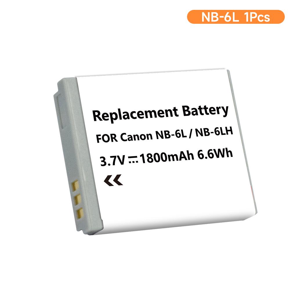 PALO 1800mAh NB 6L NB-6L NB6L Camera Battery+fast Charger For Canon PowerShot D30 D10 S120 S90 SX700HS SX280HS IXUS210 SD3500IS